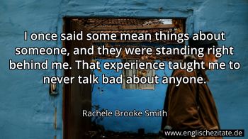 Englisches Zitat von Rachele Brooke Smith als Bild