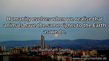 Englisches Zitat von Radhanath Swami als Bild