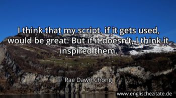 Englisches Zitat von Rae Dawn Chong als Bild