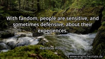 Englisches Zitat von Rainbow Rowell als Bild