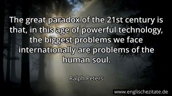 Englisches Zitat von Ralph Peters als Bild