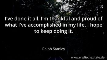 Englisches Zitat von Ralph Stanley als Bild