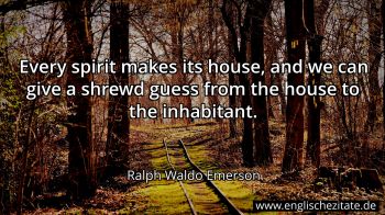 Englisches Zitat von Ralph Waldo Emerson als Bild