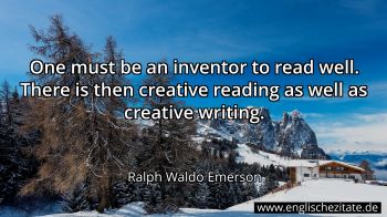 Englisches Zitat von Ralph Waldo Emerson als Bild