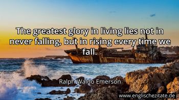 Englisches Zitat von Ralph Waldo Emerson als Bild