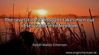 Englisches Zitat von Ralph Waldo Emerson als Bild