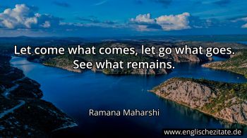Englisches Zitat von Ramana Maharshi als Bild