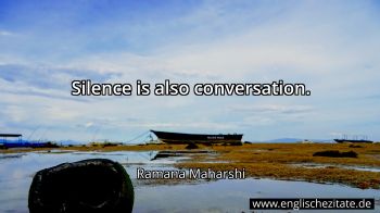 Englisches Zitat von Ramana Maharshi als Bild