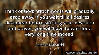 Englisches Zitat von Ramana Maharshi als Bild
