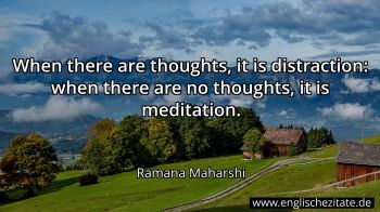 Englisches Zitat von Ramana Maharshi als Bild
