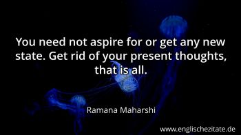 Englisches Zitat von Ramana Maharshi als Bild