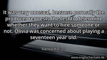 Englisches Zitat von Randal Kleiser als Bild