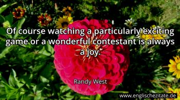 Englisches Zitat von Randy West als Bild