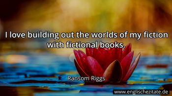 Englisches Zitat von Ransom Riggs als Bild