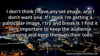 Englisches Zitat von Ranveer Singh als Bild