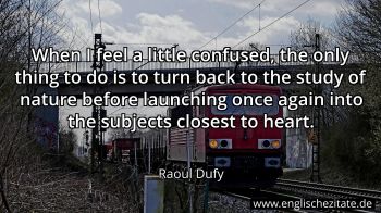 Englisches Zitat von Raoul Dufy als Bild