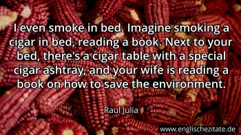 Englisches Zitat von Raul Julia als Bild