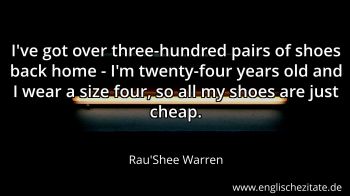 Englisches Zitat von Rau'Shee Warren als Bild