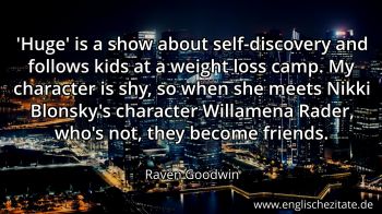 Englisches Zitat von Raven Goodwin als Bild