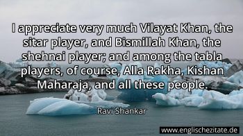 Englisches Zitat von Ravi Shankar als Bild