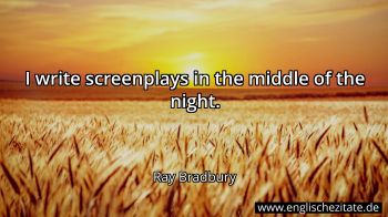 Englisches Zitat von Ray Bradbury als Bild