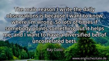 Englisches Zitat von Ray Dalio als Bild