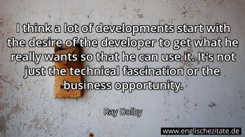 Englisches Zitat von Ray Dolby als Bild