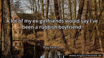 Englisches Zitat von Ray Fearon als Bild