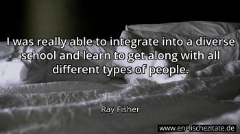 Englisches Zitat von Ray Fisher als Bild