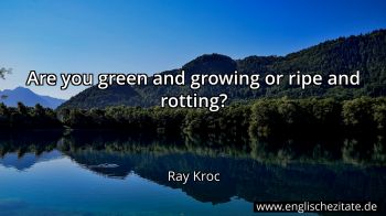 Englisches Zitat von Ray Kroc als Bild