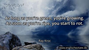 Englisches Zitat von Ray Kroc als Bild