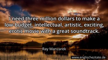 Englisches Zitat von Ray Manzarek als Bild