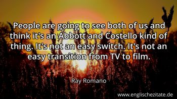 Englisches Zitat von Ray Romano als Bild