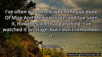 Englisches Zitat von Ray Walston als Bild