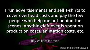 Englisches Zitat von Ray William Johnson als Bild