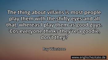 Englisches Zitat von Ray Winstone als Bild