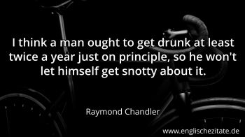 Englisches Zitat von Raymond Chandler als Bild