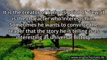 Englisches Zitat von Raymond Queneau als Bild