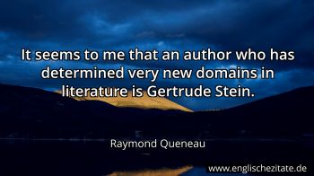 Englisches Zitat von Raymond Queneau als Bild