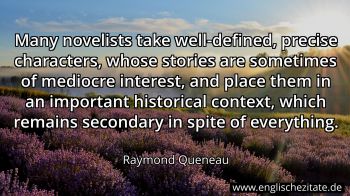 Englisches Zitat von Raymond Queneau als Bild