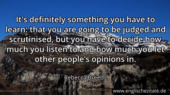Englisches Zitat von Rebecca Breeds als Bild