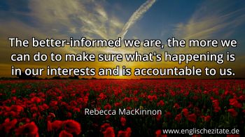 Englisches Zitat von Rebecca MacKinnon als Bild