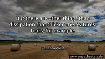 Englisches Zitat von Rebecca West als Bild