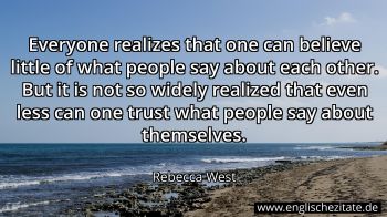 Englisches Zitat von Rebecca West als Bild
