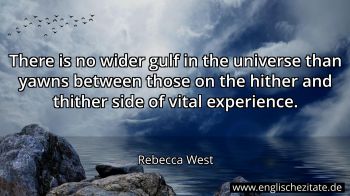 Englisches Zitat von Rebecca West als Bild