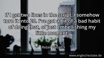 Englisches Zitat von Rebel Wilson als Bild