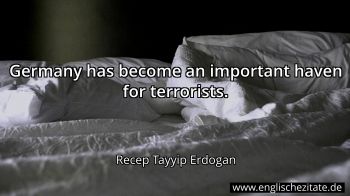 Englisches Zitat von Recep Tayyip Erdogan als Bild