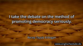 Englisches Zitat von Recep Tayyip Erdogan als Bild