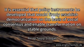 Englisches Zitat von Recep Tayyip Erdogan als Bild