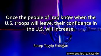 Englisches Zitat von Recep Tayyip Erdogan als Bild